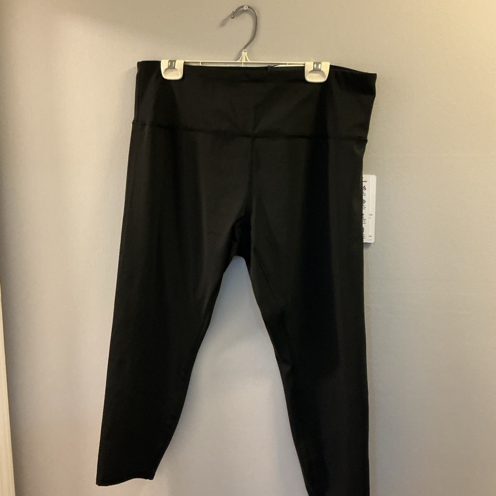 RBX Live Life Active black cropped ankle pant Women’s size 2X - Picture 4 of 8